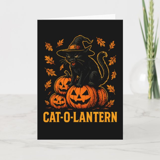 CAT-O-LANTERN KARTE (Vorderseite)