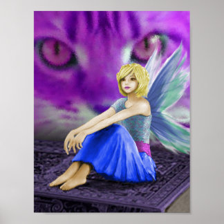 Cat Obsts Fairy Poster