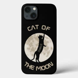 Cat Of The Moon Personalize name Case-Mate iPhone Hülle