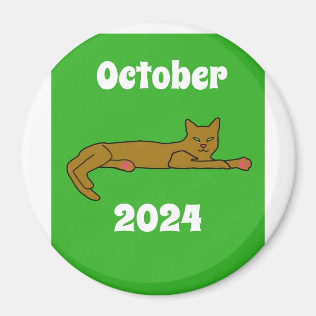 Cat, Oktober 2024 Magnet (Vorne)