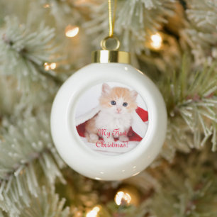 Cat Ornament Mein erstes Weihnachtsfest
