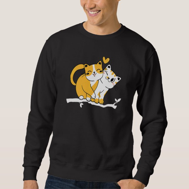 Cat Owner Cute Cat Baby Cats Owner I Cute Cats Sweatshirt (Vorderseite)