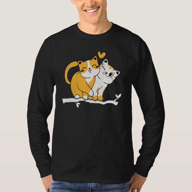 Cat Owner Cute Cat  Baby Cats Owner I Cute Cats T-Shirt (Vorderseite)