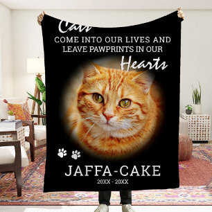 Cat Owner   Drucke in unserem Hearts Pet Memorial Fleecedecke