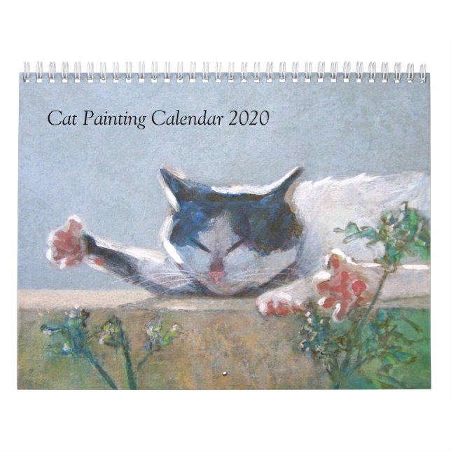 Cat Painting Calendar #1 Kalender (Titelbild)