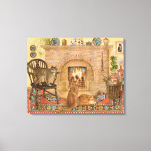 Cat Painting-Leinwand