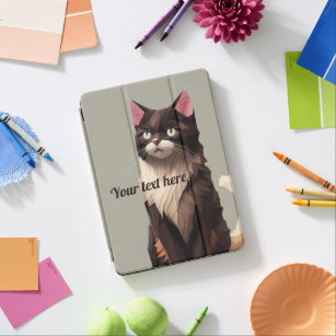 Cat Paper Cut Art Pet Care Food Shop Tierklinik iPad Air Hülle