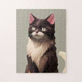 Cat Paper Cut Art Pet Care Food Shop Tierklinik Puzzle