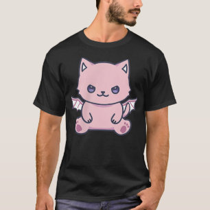 Cat Pastel Goth Niedlich Kawaii Ästhetik Lover Eig T-Shirt