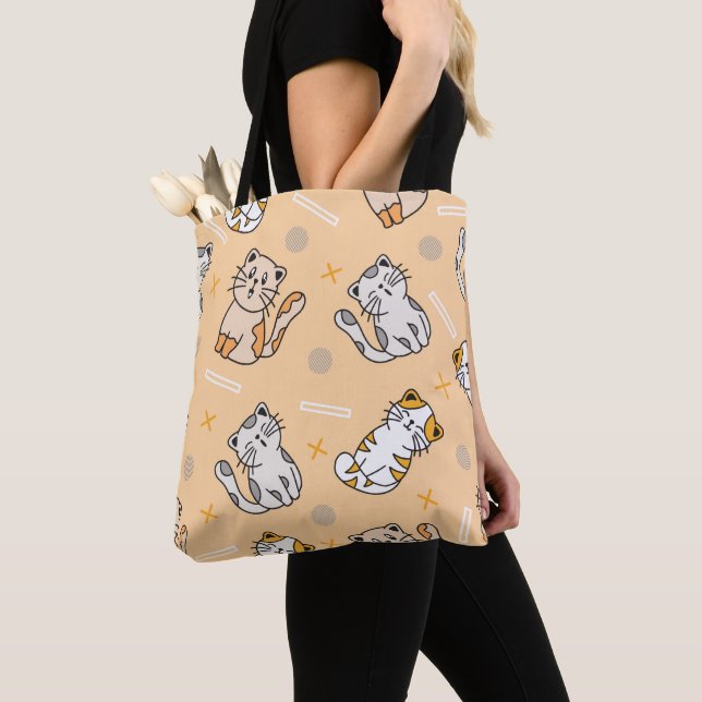Cat Pattern Tote Bag (Von Nahem)