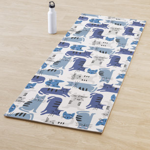 Cat Pattern Yogamatte