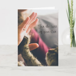 Cat Paw, die fünf Hochglanzarten verleiht Karte