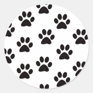 Cat Paw druckt Sticker