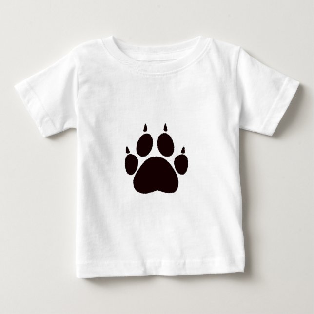 Cat Paw Prints Baby T-shirt (Vorderseite)