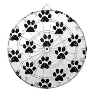 Cat Paw Prints Dart Board Dartscheibe