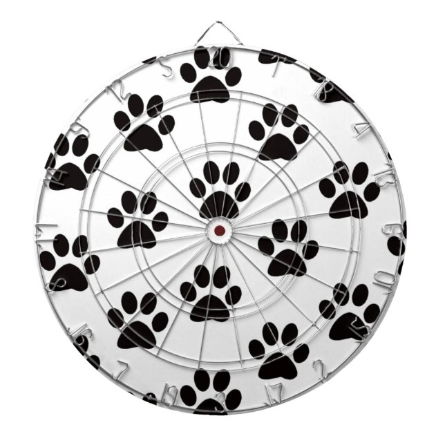 Cat Paw Prints Dart Board Dartscheibe (vorne)