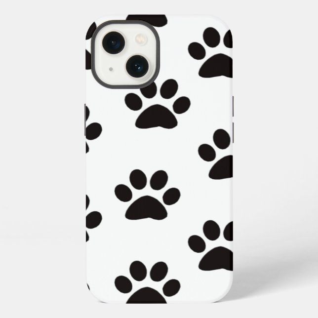 Cat Paw Prints iPad Case iPhone Hülle (Rückseite)
