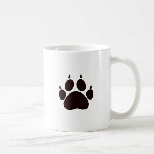 Cat Paw Prints Kaffeetasse (Rechts)