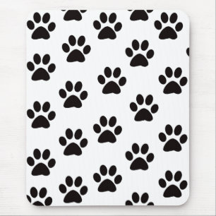 Cat Paw Prints Mouse Pad Mousepad