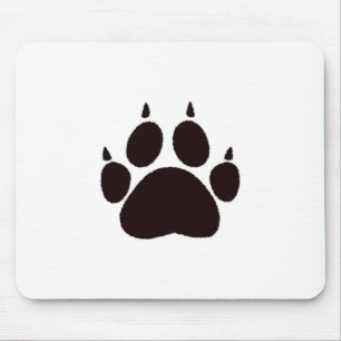 Cat Paw Prints Mousepad