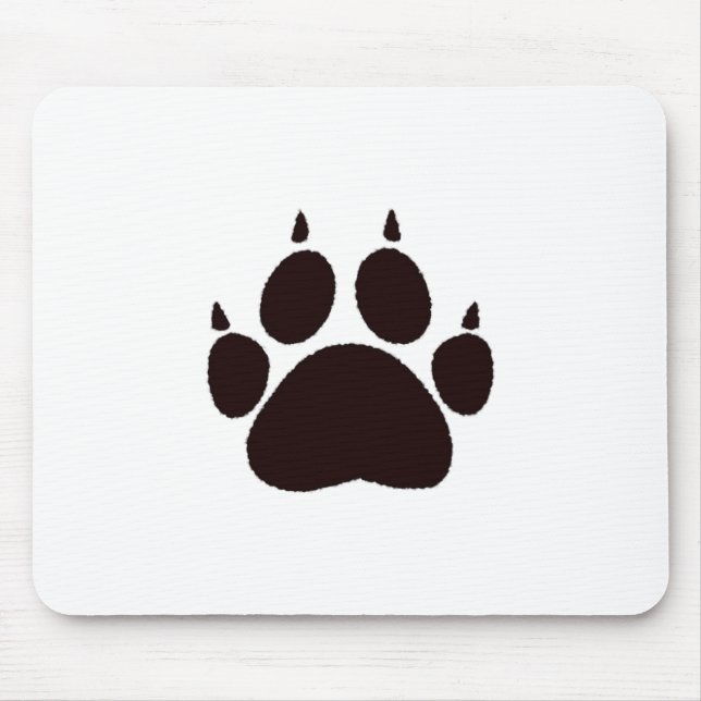 Cat Paw Prints Mousepad (Vorne)