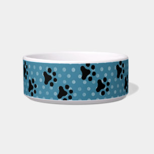 Cat Paws Blue Punkte Napf