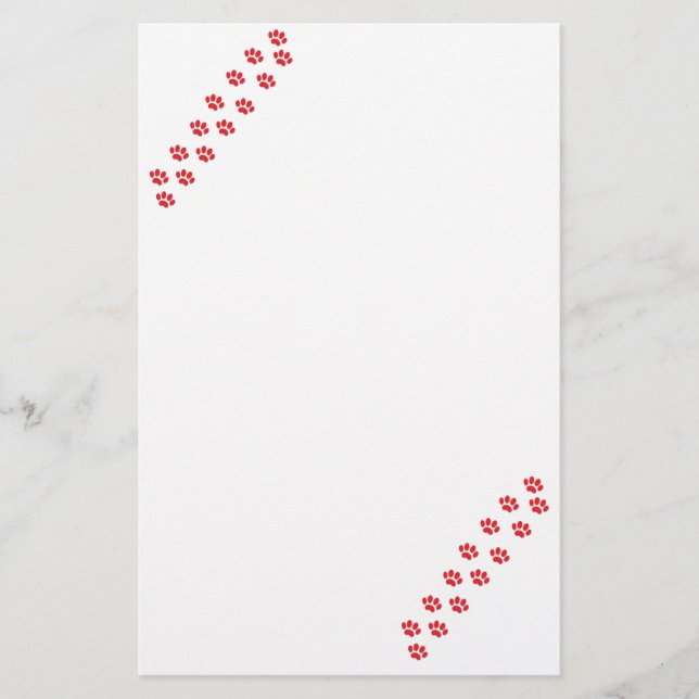 Cat Paws Briefpapier (Vorderseite)