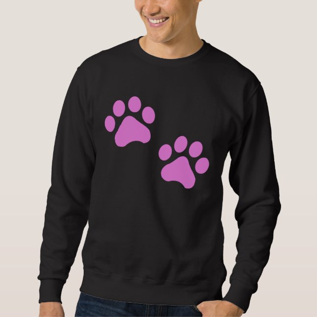 Cat Paws  Girl Woman Cat Sweatshirt (Vorderseite)