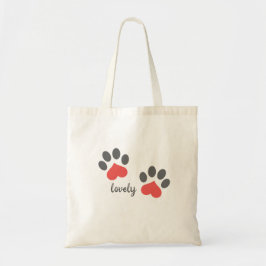 Cat Paws Individuelle Name Tote Bag Tragetasche