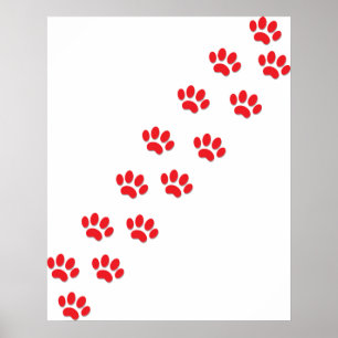 Cat Paws Poster