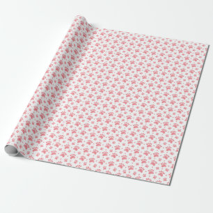 Cat Paws Watercolor-Muster Geschenkpapier