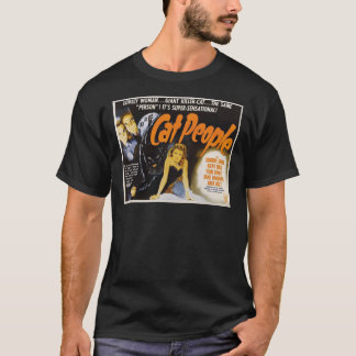 Cat People (1942) - Vintag Movie Poster Classic T T-Shirt