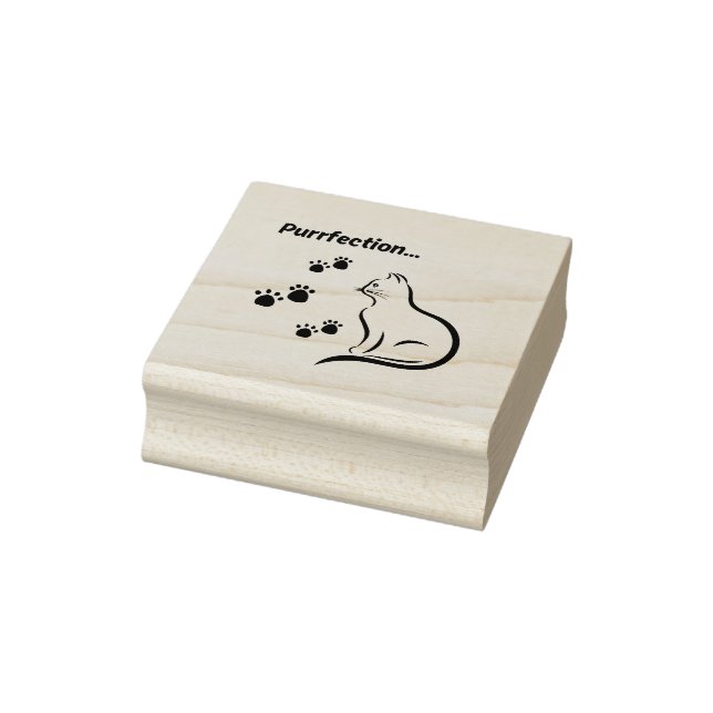 Cat Perfect Briefmarke Gummistempel (Stempel)