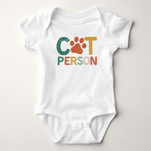 Cat Person Paws Eltern Baby Strampler
