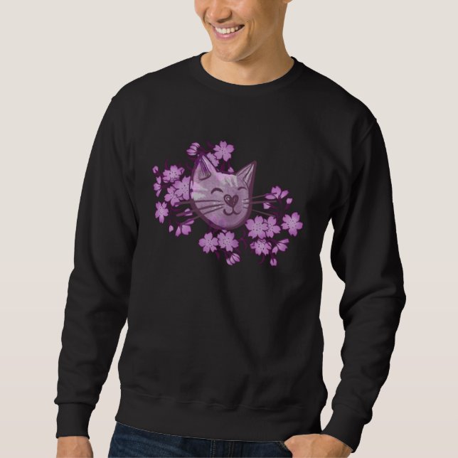 Cat Person Sweatshirt (Vorderseite)