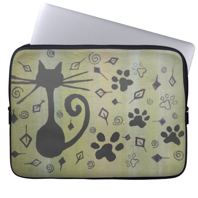 CAT-PET-LIEBE LAPTOPSCHUTZHÜLLE (Vorderseite)