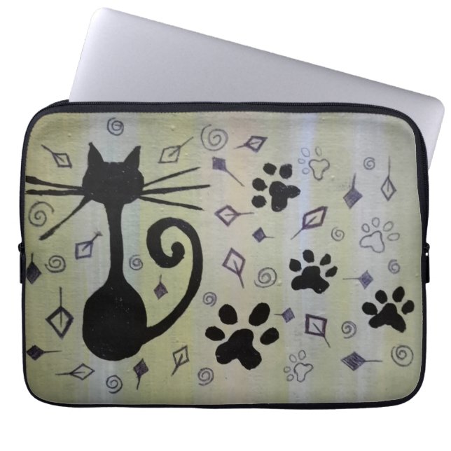 CAT-PET-LIEBE LAPTOPSCHUTZHÜLLE (Vorderseite)