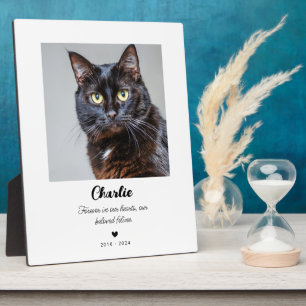 Cat Pet Memorial Geschenk In Love Memory Plaque Fotoplatte