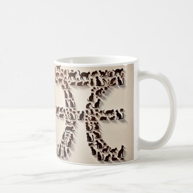 Cat Pi Kaffeetasse (Rechts)