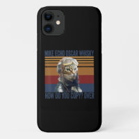 Cat Pilot Mike Echo Oscar Whisky Kostümgeschenk