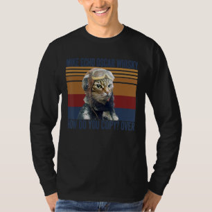 Cat Pilot Mike Echo Oscar Whisky Kostümgeschenk T-Shirt