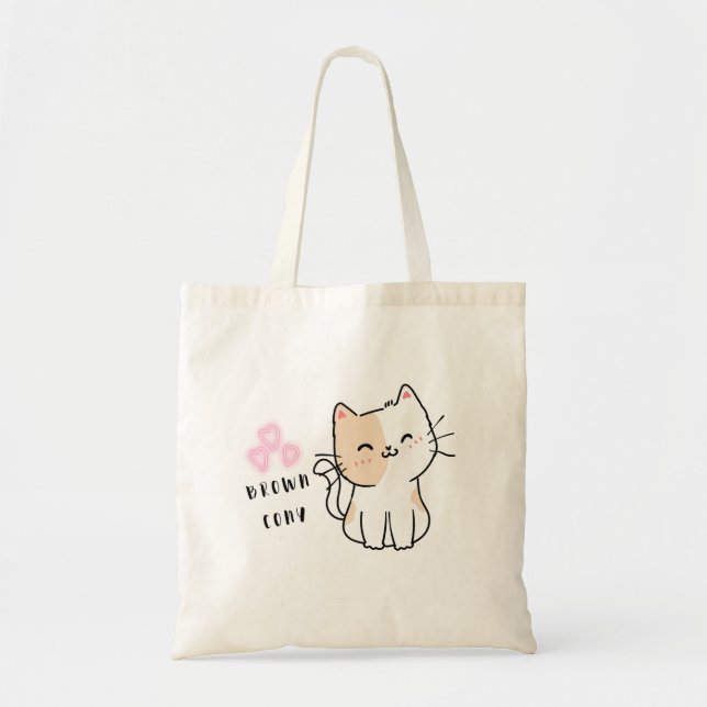 Cat Pinky Design-Tragetaschen Tragetasche (Vorne)