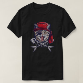 Cat Pirate Funny Cat Pirate Geschenk Captain Cat T-Shirt