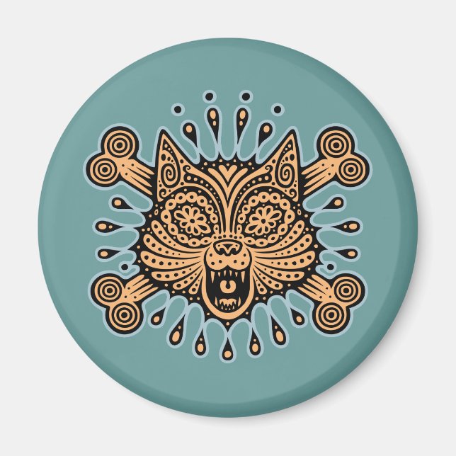 Cat Pirate Magnet (Vorne)