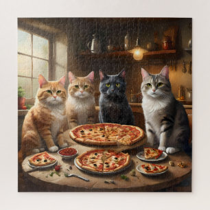 Cat Pizza Night, Puzzle