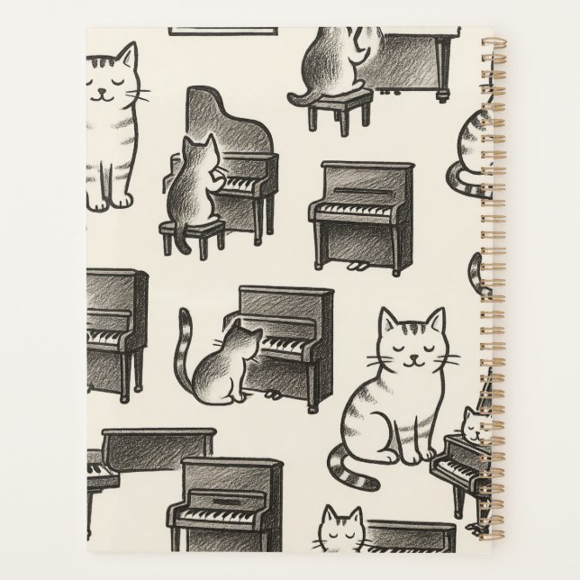 Cat Planner on the Piano Planer (Rückseite)