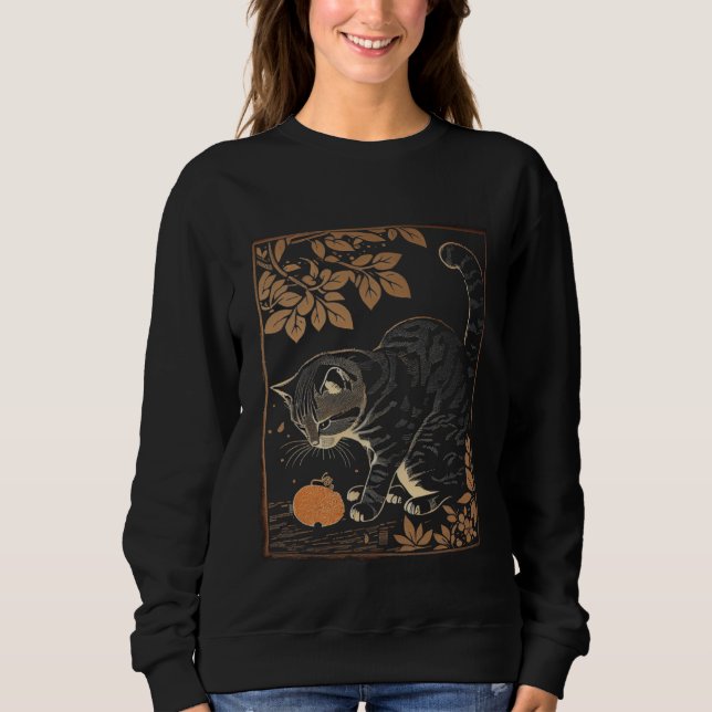 Cat Playing Graphic Tees Men Women Boys Girls (Vorderseite)