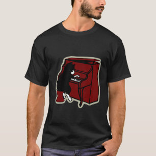 Cat Playing Piano Shirt Cat Keyboard Shirt