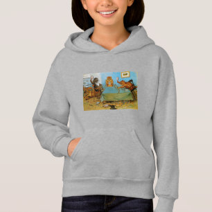 Cat Playing Tischtennis, Louis Wain Hoodie