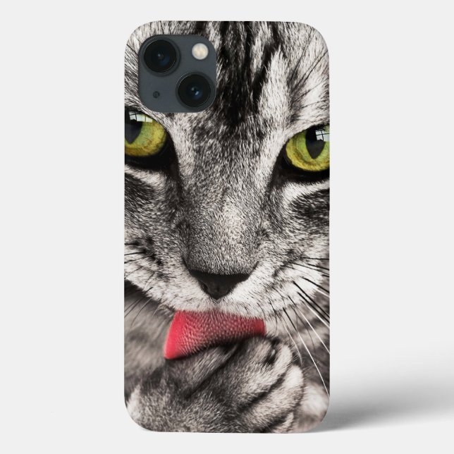 Cat Portrait Case-Mate iPhone Hülle (Rückseite)